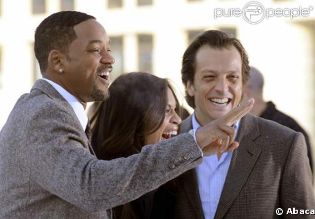  [people=] Will Smith [/people] ,  Rosario Dawson  et Gabriele Muccino sur la neige à Berlin pour promouvoir  Sept Vies 
